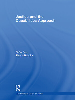 cover image of Justice and the Capabilities Approach